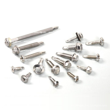 Aço Inoxidável 304/316 Self Drilling Tara Rosca Tek Screw